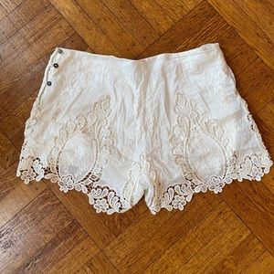 Anthropologie Dolce Vita Lace Shorts